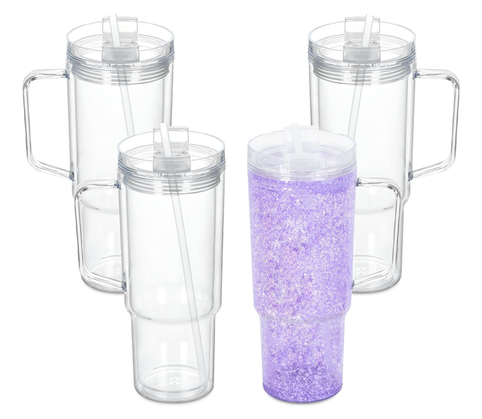 40 oz Acrylic SnowGlobe Cup